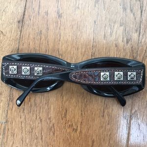 Brighton Sunglasses w/ Leather Inlay